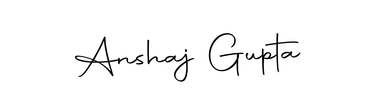 Make a beautiful signature design for name Anshaj Gupta. Use this online signature maker to create a handwritten signature for free. Anshaj Gupta signature style 10 images and pictures png