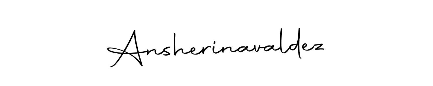 Make a beautiful signature design for name Ansherinavaldez. Use this online signature maker to create a handwritten signature for free. Ansherinavaldez signature style 10 images and pictures png