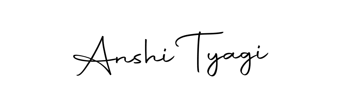 You can use this online signature creator to create a handwritten signature for the name Anshi Tyagi. This is the best online autograph maker. Anshi Tyagi signature style 10 images and pictures png