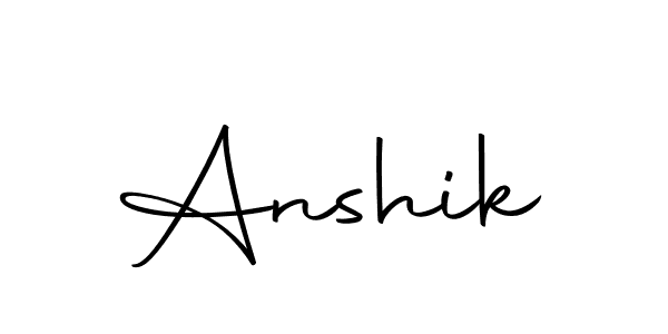 Make a beautiful signature design for name Anshik. With this signature (Autography-DOLnW) style, you can create a handwritten signature for free. Anshik signature style 10 images and pictures png