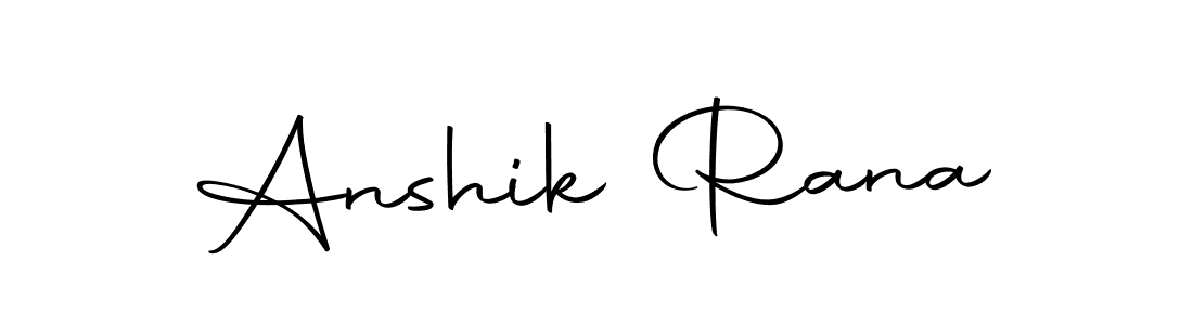 Make a beautiful signature design for name Anshik Rana. With this signature (Autography-DOLnW) style, you can create a handwritten signature for free. Anshik Rana signature style 10 images and pictures png