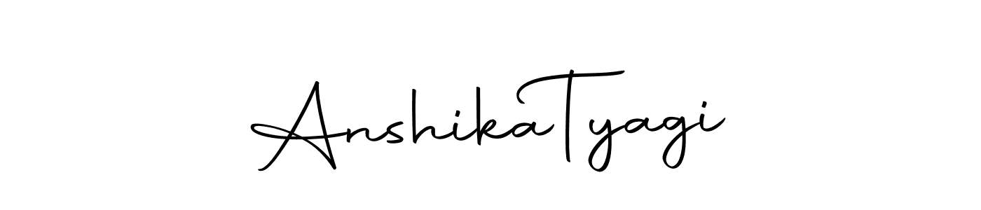 Anshika  Tyagi stylish signature style. Best Handwritten Sign (Autography-DOLnW) for my name. Handwritten Signature Collection Ideas for my name Anshika  Tyagi. Anshika  Tyagi signature style 10 images and pictures png
