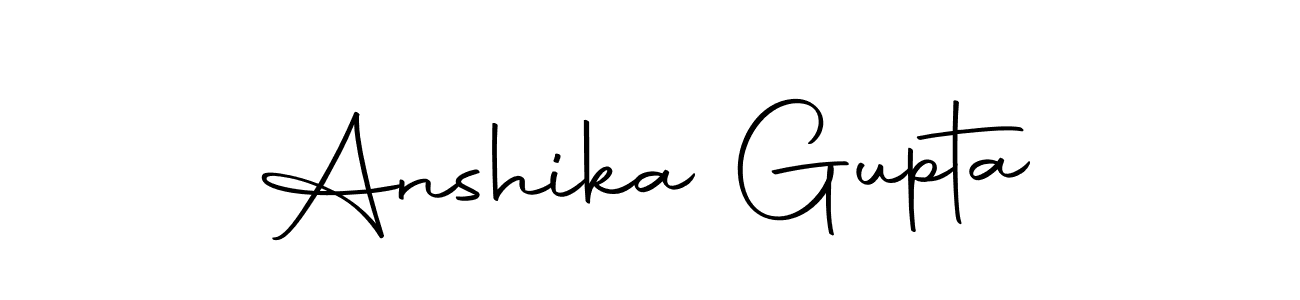 You should practise on your own different ways (Autography-DOLnW) to write your name (Anshika Gupta) in signature. don't let someone else do it for you. Anshika Gupta signature style 10 images and pictures png