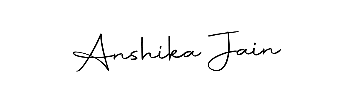 Autography-DOLnW is a professional signature style that is perfect for those who want to add a touch of class to their signature. It is also a great choice for those who want to make their signature more unique. Get Anshika Jain name to fancy signature for free. Anshika Jain signature style 10 images and pictures png