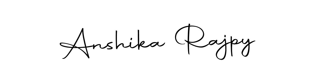 Anshika Rajpy stylish signature style. Best Handwritten Sign (Autography-DOLnW) for my name. Handwritten Signature Collection Ideas for my name Anshika Rajpy. Anshika Rajpy signature style 10 images and pictures png