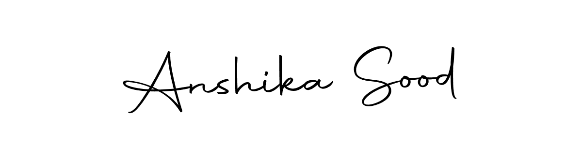 How to make Anshika Sood signature? Autography-DOLnW is a professional autograph style. Create handwritten signature for Anshika Sood name. Anshika Sood signature style 10 images and pictures png