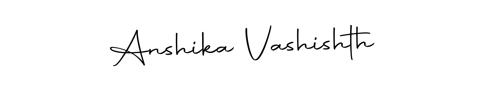 Design your own signature with our free online signature maker. With this signature software, you can create a handwritten (Autography-DOLnW) signature for name Anshika Vashishth. Anshika Vashishth signature style 10 images and pictures png