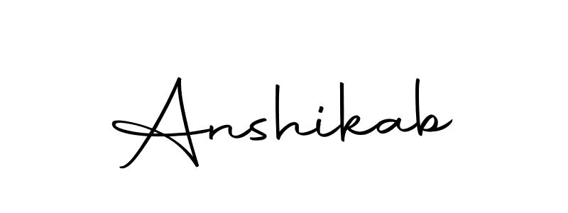 How to make Anshikab name signature. Use Autography-DOLnW style for creating short signs online. This is the latest handwritten sign. Anshikab signature style 10 images and pictures png