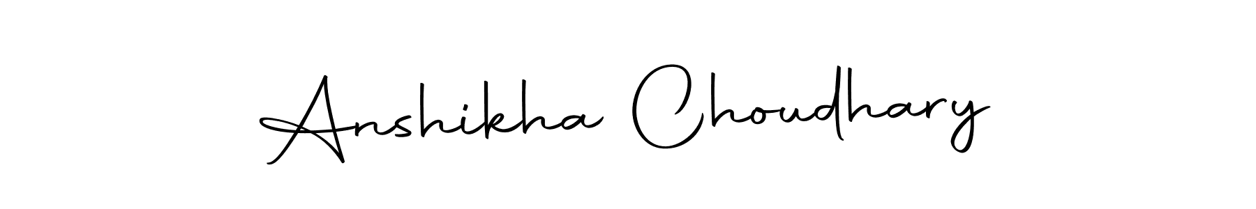 Make a beautiful signature design for name Anshikha Choudhary. With this signature (Autography-DOLnW) style, you can create a handwritten signature for free. Anshikha Choudhary signature style 10 images and pictures png