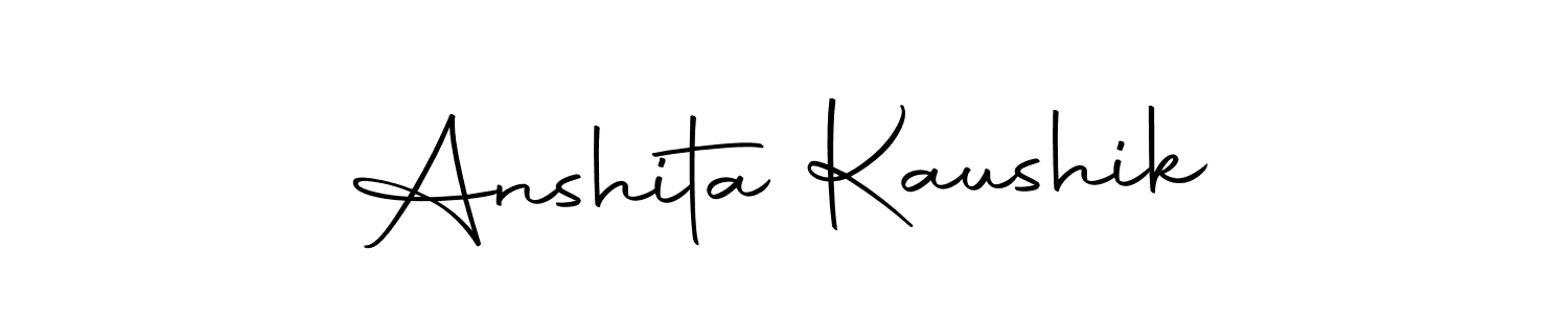 if you are searching for the best signature style for your name Anshita Kaushik. so please give up your signature search. here we have designed multiple signature styles  using Autography-DOLnW. Anshita Kaushik signature style 10 images and pictures png