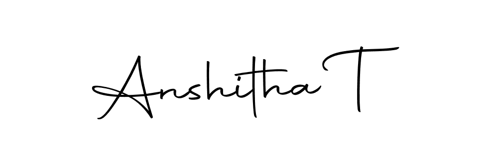 Similarly Autography-DOLnW is the best handwritten signature design. Signature creator online .You can use it as an online autograph creator for name Anshitha T. Anshitha T signature style 10 images and pictures png