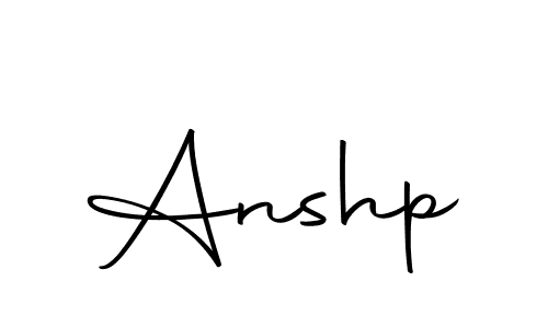 Make a beautiful signature design for name Anshp. Use this online signature maker to create a handwritten signature for free. Anshp signature style 10 images and pictures png