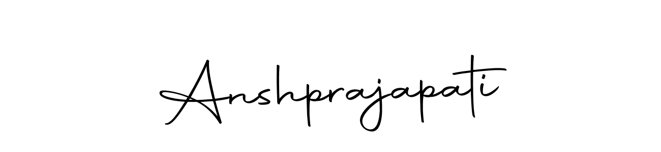 How to make Anshprajapati name signature. Use Autography-DOLnW style for creating short signs online. This is the latest handwritten sign. Anshprajapati signature style 10 images and pictures png