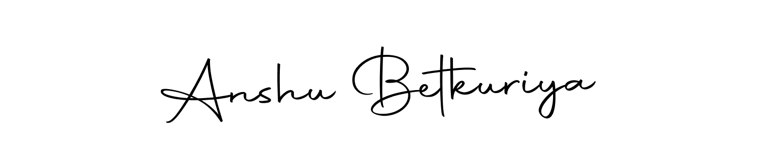 Also we have Anshu Betkuriya name is the best signature style. Create professional handwritten signature collection using Autography-DOLnW autograph style. Anshu Betkuriya signature style 10 images and pictures png