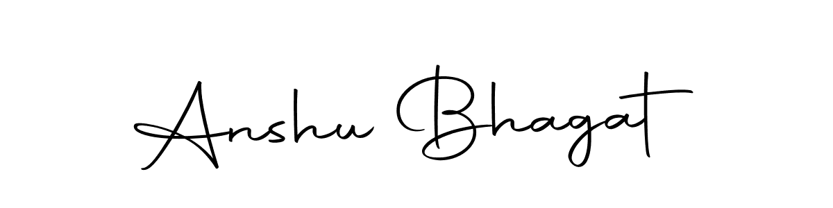 Design your own signature with our free online signature maker. With this signature software, you can create a handwritten (Autography-DOLnW) signature for name Anshu Bhagat. Anshu Bhagat signature style 10 images and pictures png