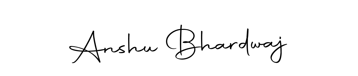 Create a beautiful signature design for name Anshu Bhardwaj. With this signature (Autography-DOLnW) fonts, you can make a handwritten signature for free. Anshu Bhardwaj signature style 10 images and pictures png