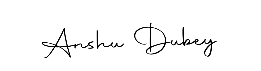 Make a short Anshu Dubey signature style. Manage your documents anywhere anytime using Autography-DOLnW. Create and add eSignatures, submit forms, share and send files easily. Anshu Dubey signature style 10 images and pictures png