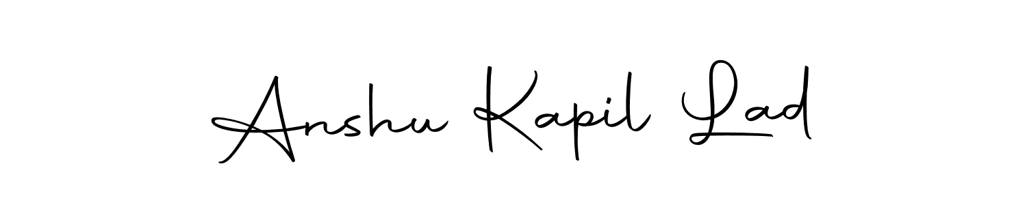 if you are searching for the best signature style for your name Anshu Kapil Lad. so please give up your signature search. here we have designed multiple signature styles  using Autography-DOLnW. Anshu Kapil Lad signature style 10 images and pictures png