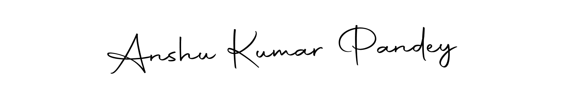 Make a beautiful signature design for name Anshu Kumar Pandey. With this signature (Autography-DOLnW) style, you can create a handwritten signature for free. Anshu Kumar Pandey signature style 10 images and pictures png