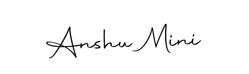 Autography-DOLnW is a professional signature style that is perfect for those who want to add a touch of class to their signature. It is also a great choice for those who want to make their signature more unique. Get Anshu Mini name to fancy signature for free. Anshu Mini signature style 10 images and pictures png