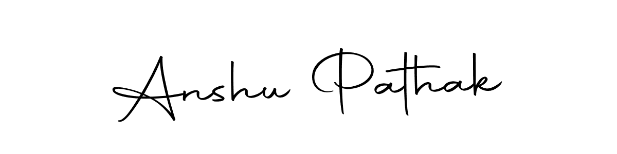 Make a short Anshu Pathak signature style. Manage your documents anywhere anytime using Autography-DOLnW. Create and add eSignatures, submit forms, share and send files easily. Anshu Pathak signature style 10 images and pictures png