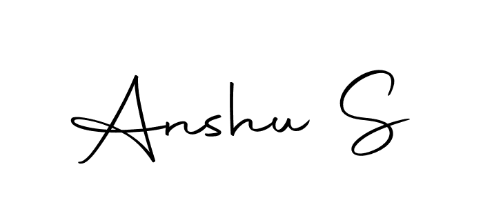 This is the best signature style for the Anshu S name. Also you like these signature font (Autography-DOLnW). Mix name signature. Anshu S signature style 10 images and pictures png