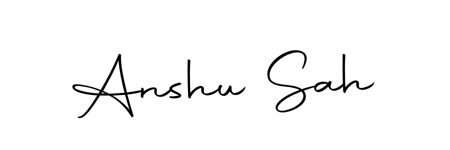 Make a beautiful signature design for name Anshu Sah. With this signature (Autography-DOLnW) style, you can create a handwritten signature for free. Anshu Sah signature style 10 images and pictures png