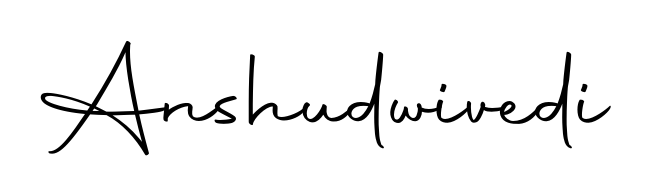 Create your official email sign-off with Anshudwivedi name in Autography-DOLnW style. Crisp, clean, and perfectly legible across all screens. Anshudwivedi signature style 10 images and pictures png
