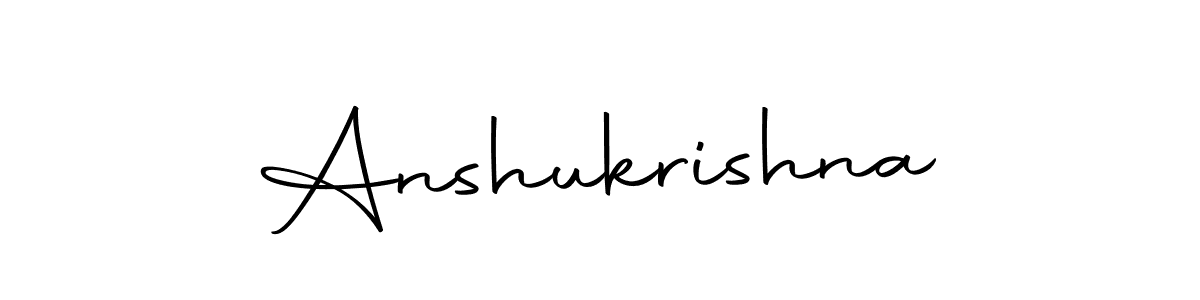 Make a beautiful signature design for name Anshukrishna. Use this online signature maker to create a handwritten signature for free. Anshukrishna signature style 10 images and pictures png