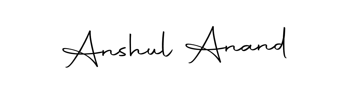 You should practise on your own different ways (Autography-DOLnW) to write your name (Anshul Anand) in signature. don't let someone else do it for you. Anshul Anand signature style 10 images and pictures png