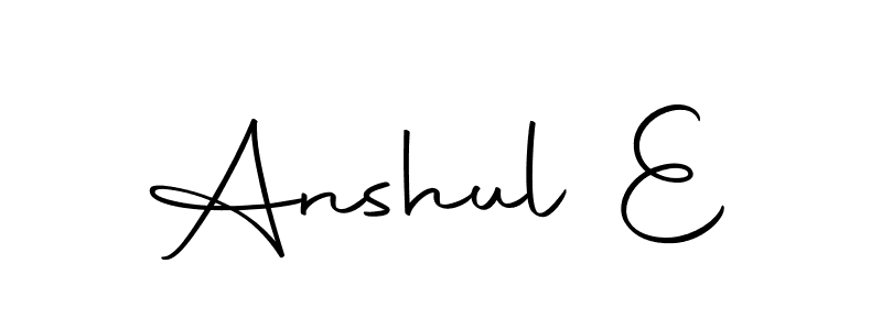 Similarly Autography-DOLnW is the best handwritten signature design. Signature creator online .You can use it as an online autograph creator for name Anshul E. Anshul E signature style 10 images and pictures png
