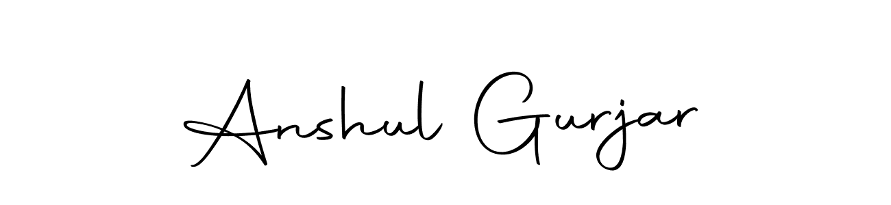 How to make Anshul Gurjar signature? Autography-DOLnW is a professional autograph style. Create handwritten signature for Anshul Gurjar name. Anshul Gurjar signature style 10 images and pictures png