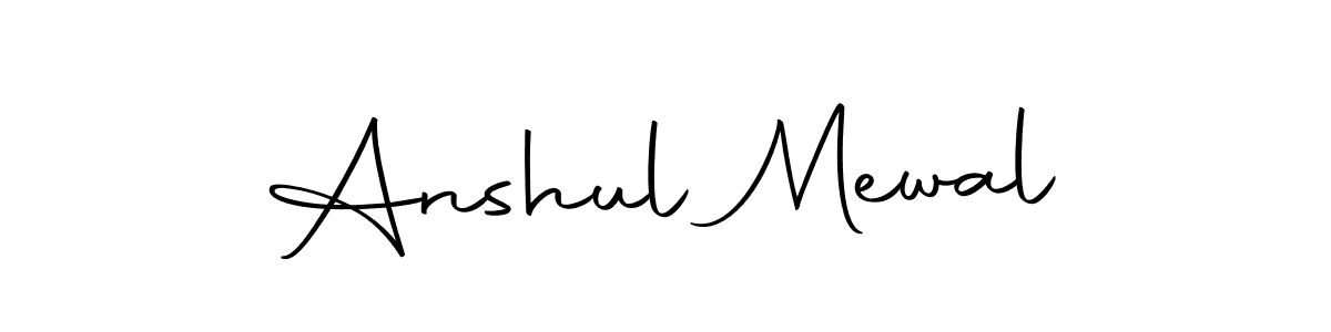 Design your own signature with our free online signature maker. With this signature software, you can create a handwritten (Autography-DOLnW) signature for name Anshul Mewal. Anshul Mewal signature style 10 images and pictures png