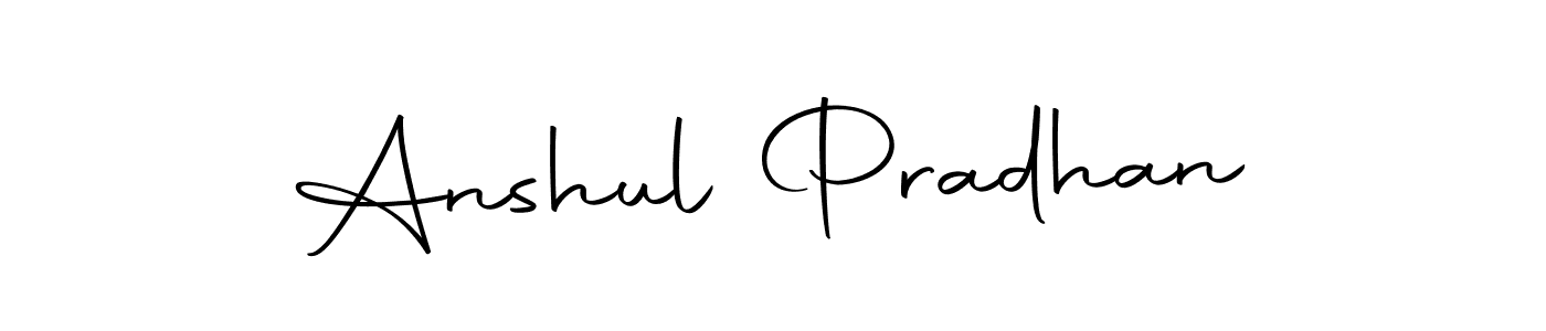 How to make Anshul Pradhan signature? Autography-DOLnW is a professional autograph style. Create handwritten signature for Anshul Pradhan name. Anshul Pradhan signature style 10 images and pictures png