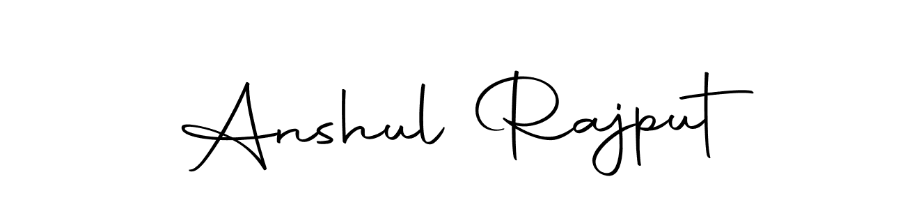 Create a beautiful signature design for name Anshul Rajput. With this signature (Autography-DOLnW) fonts, you can make a handwritten signature for free. Anshul Rajput signature style 10 images and pictures png