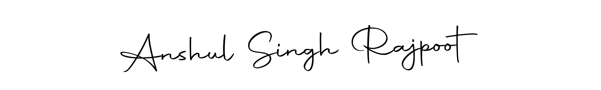 Make a beautiful signature design for name Anshul Singh Rajpoot. Use this online signature maker to create a handwritten signature for free. Anshul Singh Rajpoot signature style 10 images and pictures png