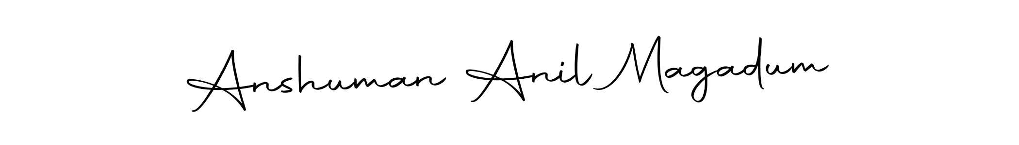 Design your own signature with our free online signature maker. With this signature software, you can create a handwritten (Autography-DOLnW) signature for name Anshuman Anil Magadum. Anshuman Anil Magadum signature style 10 images and pictures png