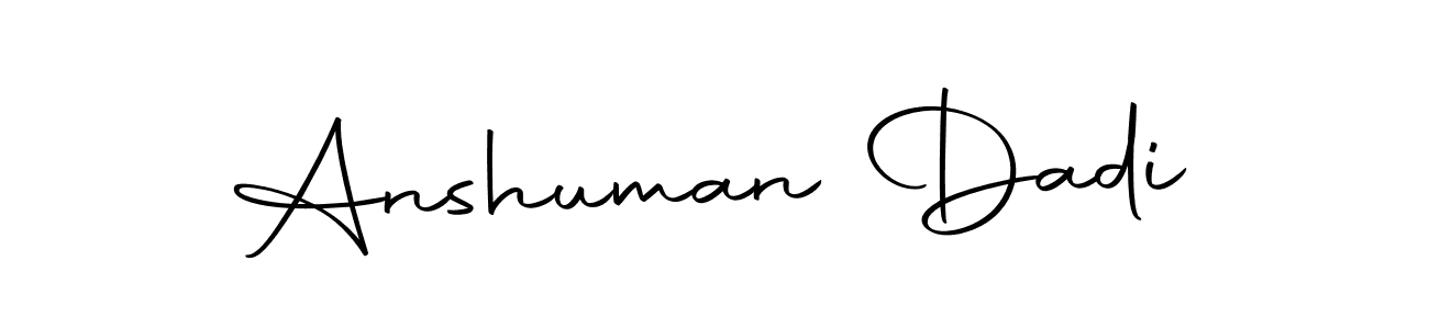 How to make Anshuman Dadi signature? Autography-DOLnW is a professional autograph style. Create handwritten signature for Anshuman Dadi name. Anshuman Dadi signature style 10 images and pictures png