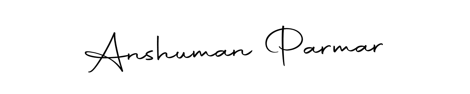 Use a signature maker to create a handwritten signature online. With this signature software, you can design (Autography-DOLnW) your own signature for name Anshuman Parmar. Anshuman Parmar signature style 10 images and pictures png