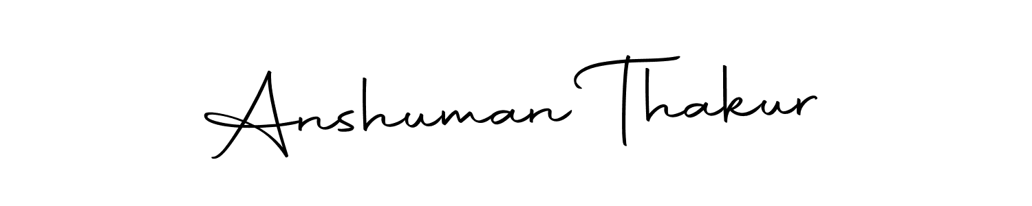 Use a signature maker to create a handwritten signature online. With this signature software, you can design (Autography-DOLnW) your own signature for name Anshuman Thakur. Anshuman Thakur signature style 10 images and pictures png