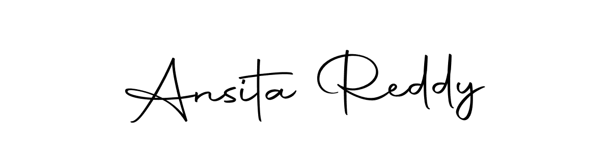 Also we have Ansita Reddy name is the best signature style. Create professional handwritten signature collection using Autography-DOLnW autograph style. Ansita Reddy signature style 10 images and pictures png