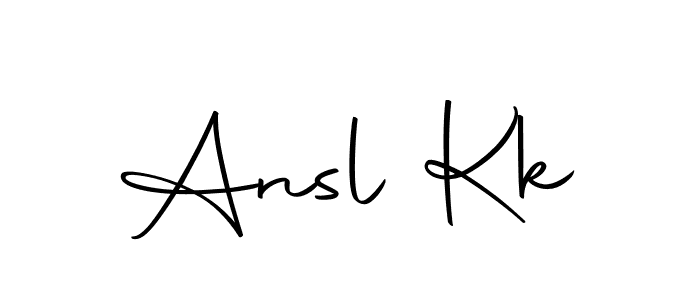 Here are the top 10 professional signature styles for the name Ansl Kk. These are the best autograph styles you can use for your name. Ansl Kk signature style 10 images and pictures png