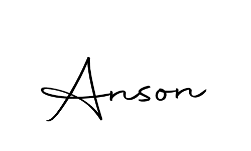 Design your own signature with our free online signature maker. With this signature software, you can create a handwritten (Autography-DOLnW) signature for name Anson. Anson signature style 10 images and pictures png