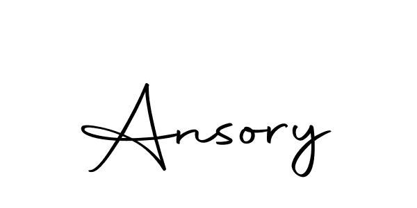 Create a beautiful signature design for name Ansory. With this signature (Autography-DOLnW) fonts, you can make a handwritten signature for free. Ansory signature style 10 images and pictures png