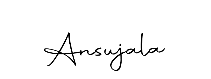Design your own signature with our free online signature maker. With this signature software, you can create a handwritten (Autography-DOLnW) signature for name Ansujala. Ansujala signature style 10 images and pictures png