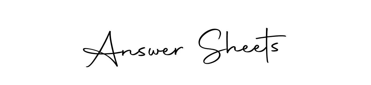 You should practise on your own different ways (Autography-DOLnW) to write your name (Answer Sheets) in signature. don't let someone else do it for you. Answer Sheets signature style 10 images and pictures png