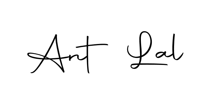 You should practise on your own different ways (Autography-DOLnW) to write your name (Ant Lal) in signature. don't let someone else do it for you. Ant Lal signature style 10 images and pictures png