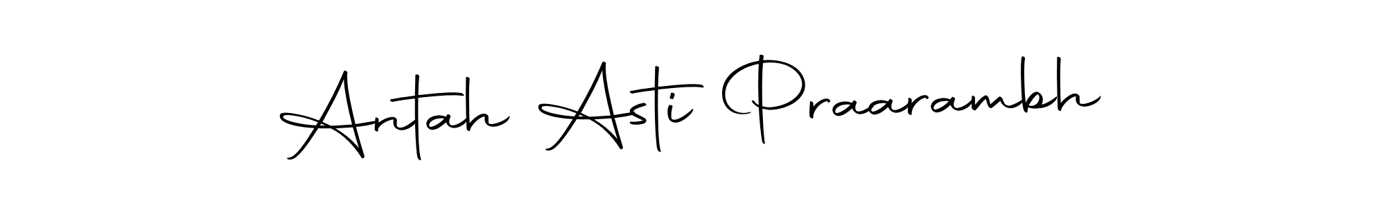 Also we have Antah Asti Praarambh name is the best signature style. Create professional handwritten signature collection using Autography-DOLnW autograph style. Antah Asti Praarambh signature style 10 images and pictures png