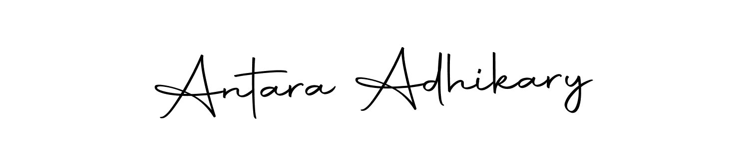 Antara Adhikary stylish signature style. Best Handwritten Sign (Autography-DOLnW) for my name. Handwritten Signature Collection Ideas for my name Antara Adhikary. Antara Adhikary signature style 10 images and pictures png
