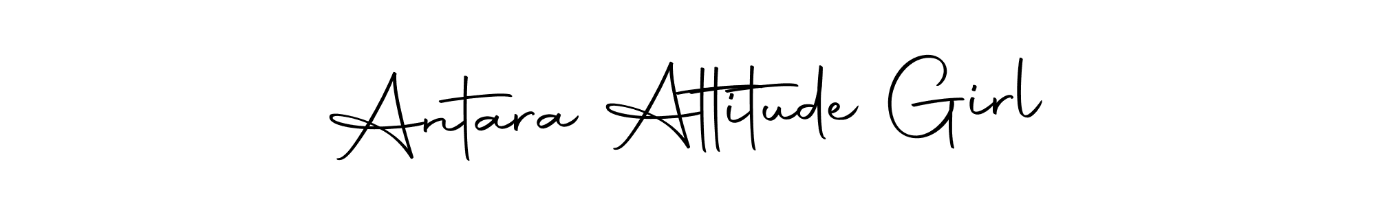 Antara Attitude Girl stylish signature style. Best Handwritten Sign (Autography-DOLnW) for my name. Handwritten Signature Collection Ideas for my name Antara Attitude Girl. Antara Attitude Girl signature style 10 images and pictures png